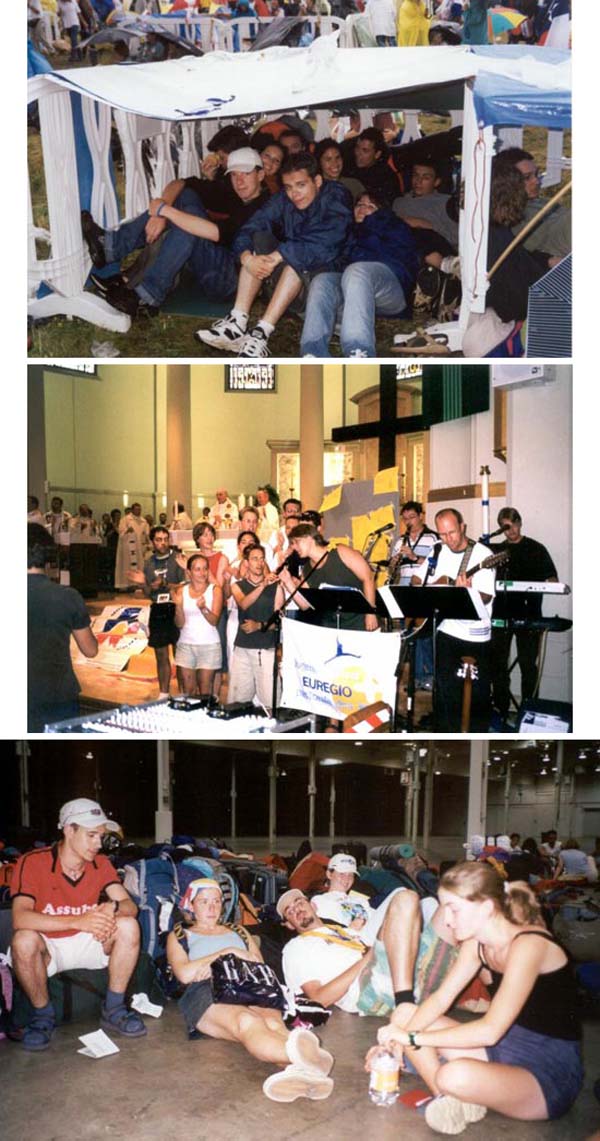 Photos showing the morally lax atmosphere of WYD 2002